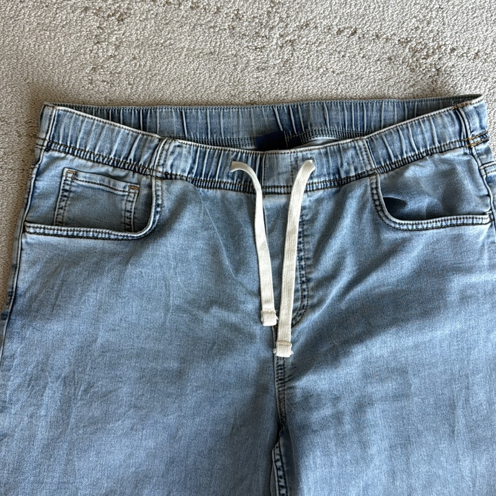 GAP easy denim pull on jeans large petite - Picture 2 of 4